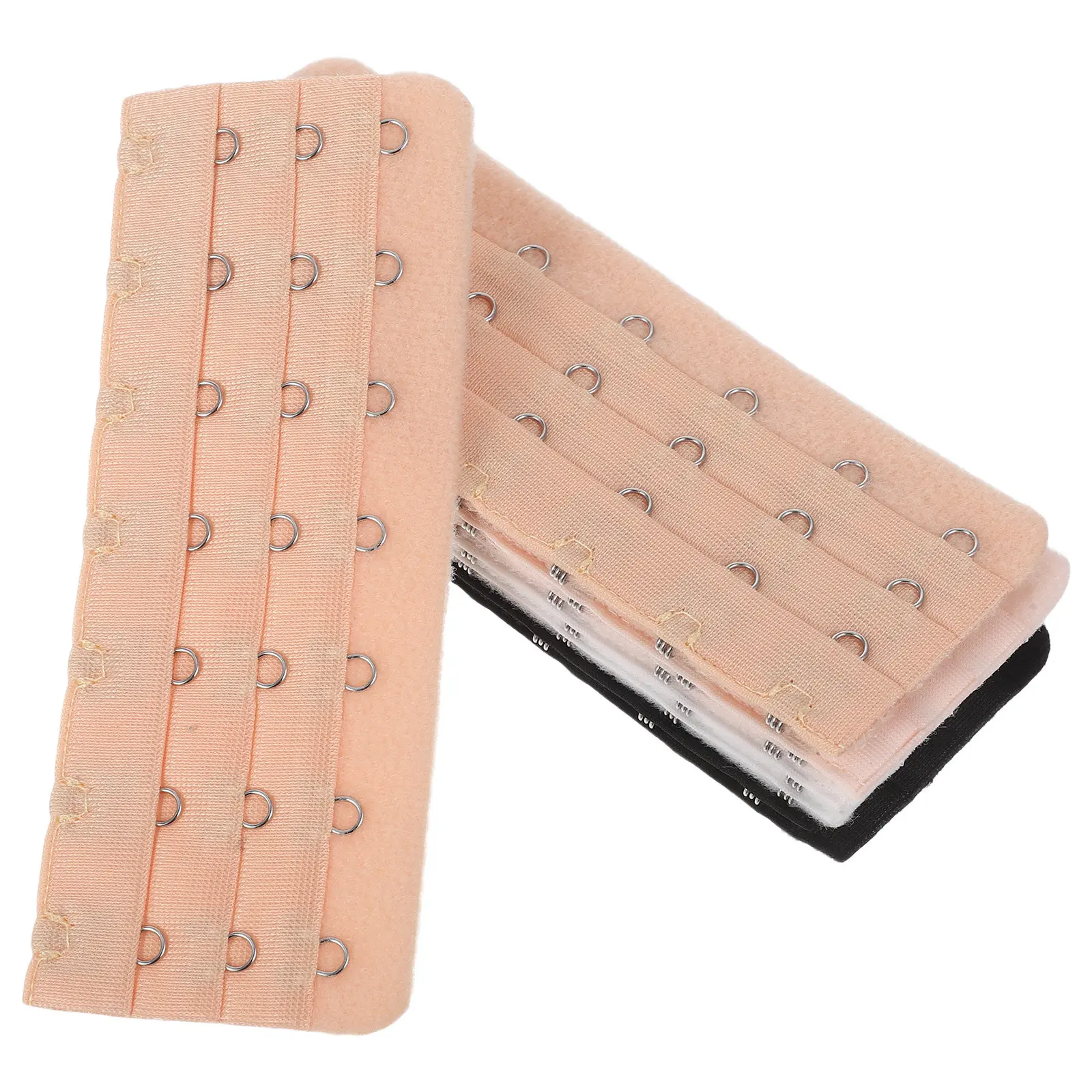 

Набор из 8 удлинителей для бюстгальтера с 7 крючками, регулируемый, мягкий, эластичный, для кормящих мам, черный