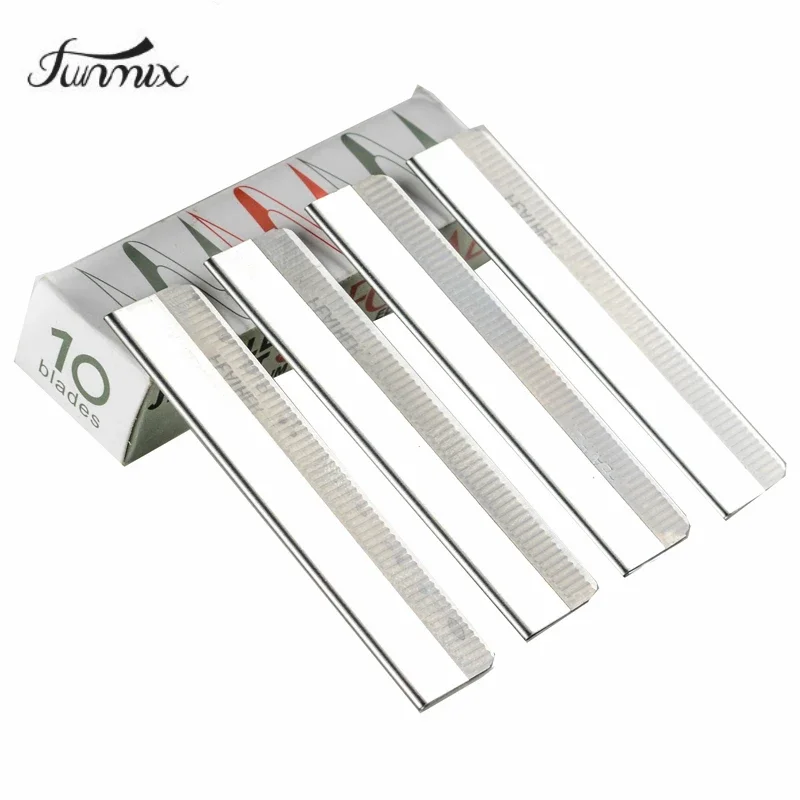 Fimo-bastones de arcilla polimérica para decoración de uñas, cortador de cuchillas para decoración 3D de uñas, palitos de frutas, dijes, rebanadas, herramientas de aluminio, juego de bricolaje, 10 piezas