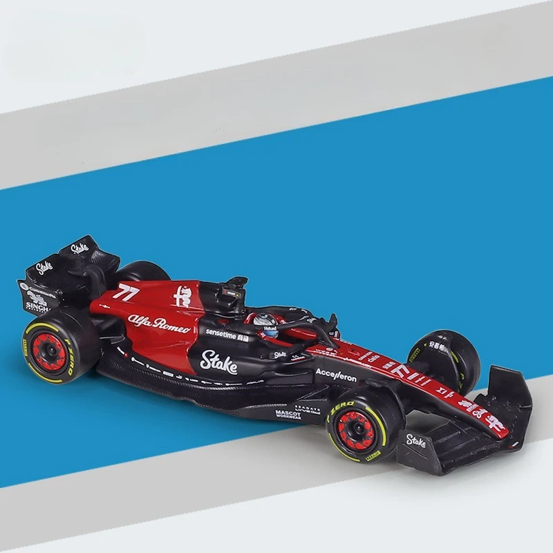 

Модель гоночного автомобиля 1:43 F1 Romeo C43 Zhou G Yu, литая, коллекционная, в твердом переплете