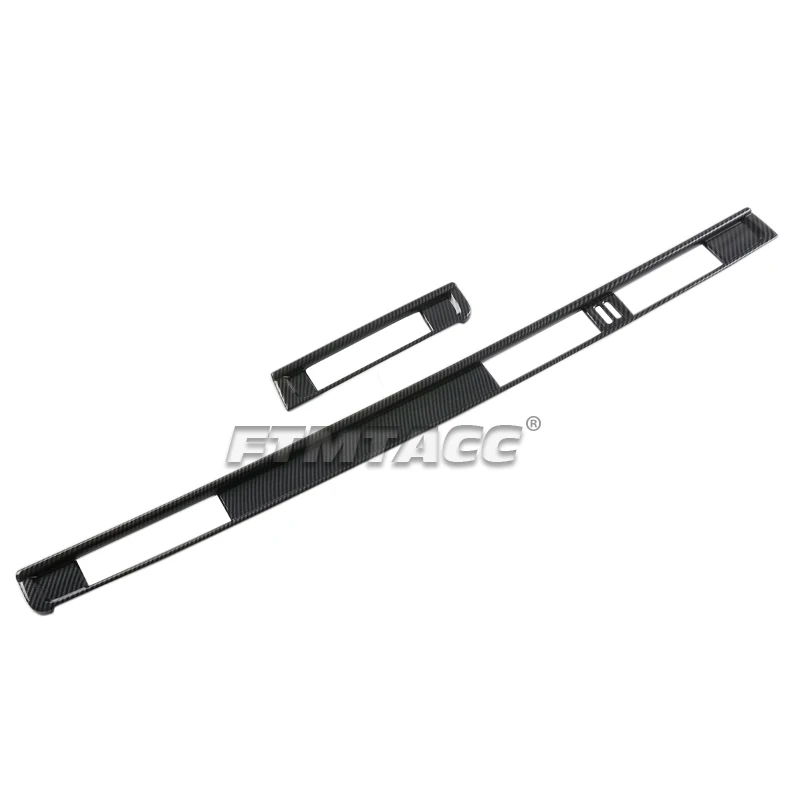 For Chery Omoda 5 C5 2024 2025 ABS Carbon Fiber Interior Center Console Co-pilot Dashboard  Strip Interior Door Decorative