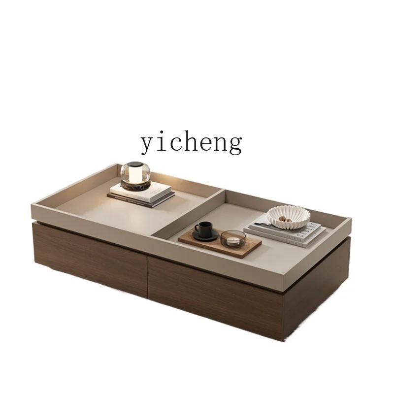 

TQH Modern Simple Coffee Table Living Room Home Creative Sofa Side Cabinet Home Small Tea Table