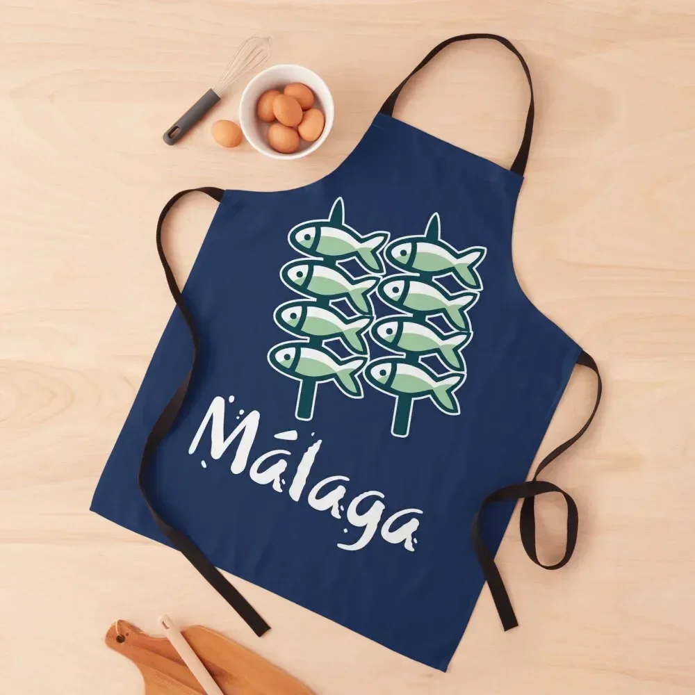 

Welcome to Malaga 8 (dark) Apron Kitchen Man Camping christmas 2025 Apron