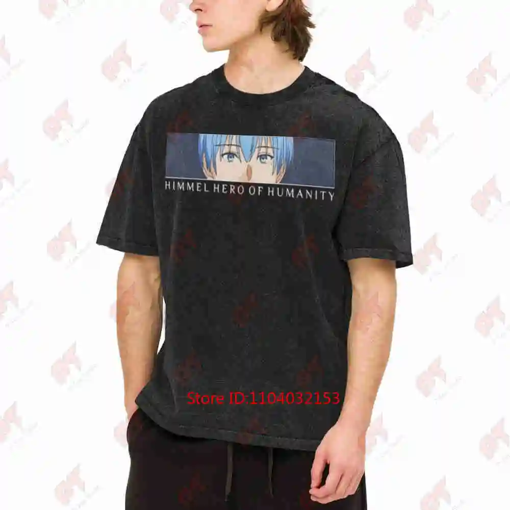 Beyond Journey Anime Character Eyes Vintage Washed Tee Pure Cotton T-Shirt