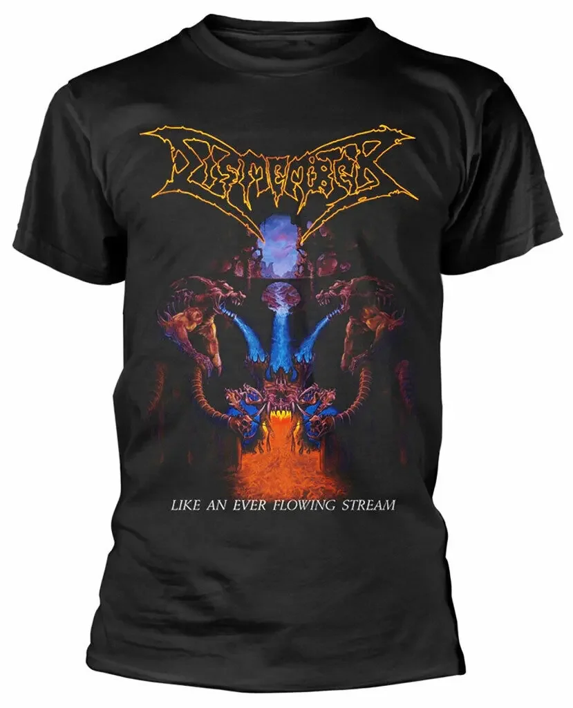 Camiseta negra Dismember Like An Ever Flowing Stream, oficial