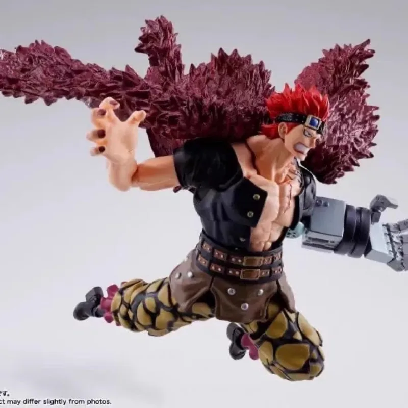 バンダイ-PVCアニメキャラクターモデル,s.h.figuarts,eustass,kid-raid pada,onigashima,aksi,オーナメント,コレクション,ギフト