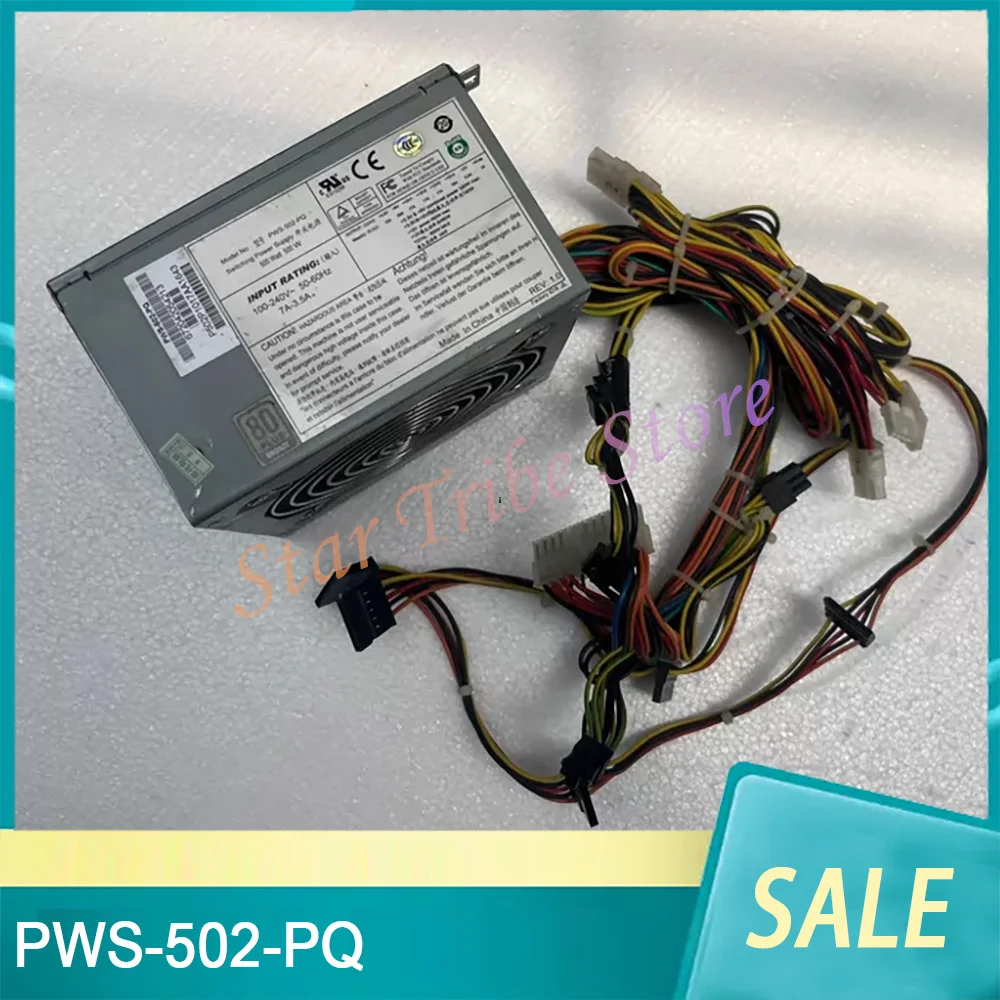 PWS-502-PQ Server Power Silent 500W Industrial Control Computer Power Supply