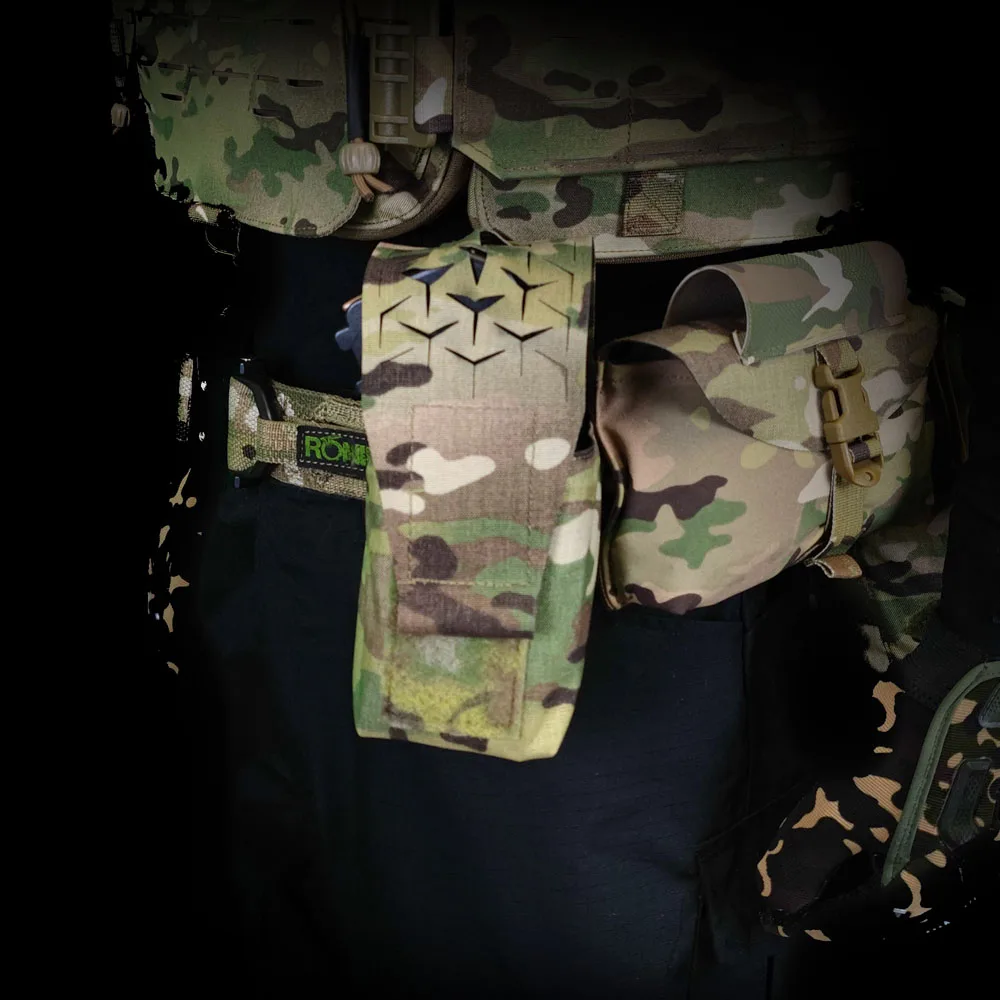 Outdoor-SPUD-Beutel im SS-Stil, Molle-Kleinigkeiten-Tasche, teilbarer multifunktionaler Outdoor-Gürtel, doppelte 5,56 545-Tasche – Detail 1