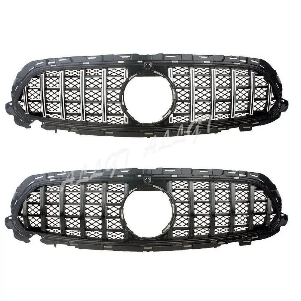 

Front Racing Facelift Bumper Grilles Upper Grill For Mercedes Benz E-Class W213 2020 - 2022 E300 E350 E450