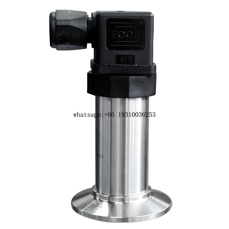 

Cheap Diffused Silicon Sensor 420mA OEM 50.5mm Clamping Socket Food Milk Drink Sanitary Flush Mold Pressure Transmitter