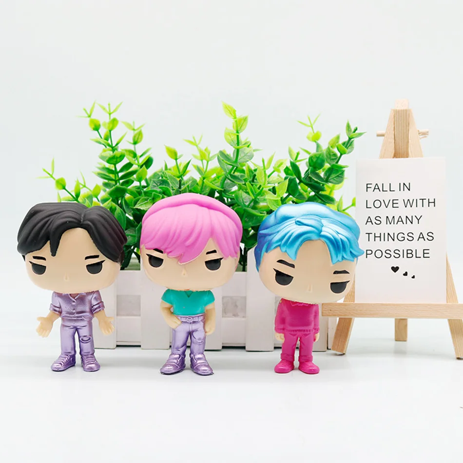 2025 Anime KPOP Demon Hunters Figure Rumis Miras Zoeys Tiger Toy Kids Desk Decor Ornament Birthday Gift Collectible Statues