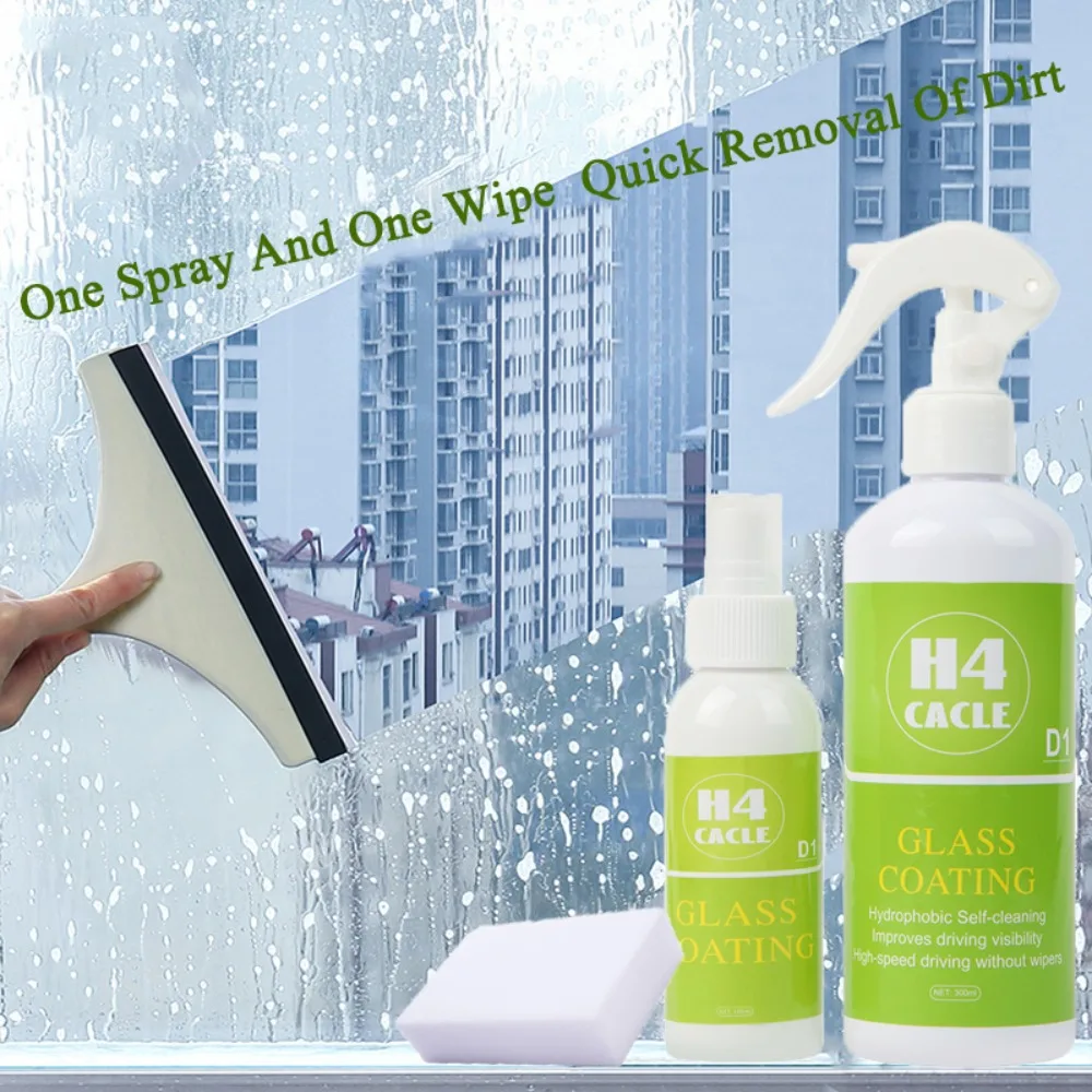 

Стеклянное покрытие Спрей Керамическая защита лобового стекла Гидрофобное покрытие от дождя Прочный дождепрочный щит