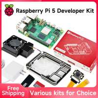 Original Raspberry Pi 5 4GB 8GB RAM Development Board Kit Cortex-A76 Optional Case Fan Power Supply Latest New RPI 5 In Stock