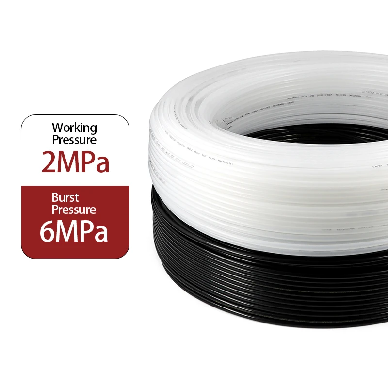 1~10m PA Tube PA6 Nylon Material 2mm 4mm 6mm 8mm 9mm 10mm 12mm Pneumatic Air Compressor Smooth Rigid High Pressure Oil Pipe view 3