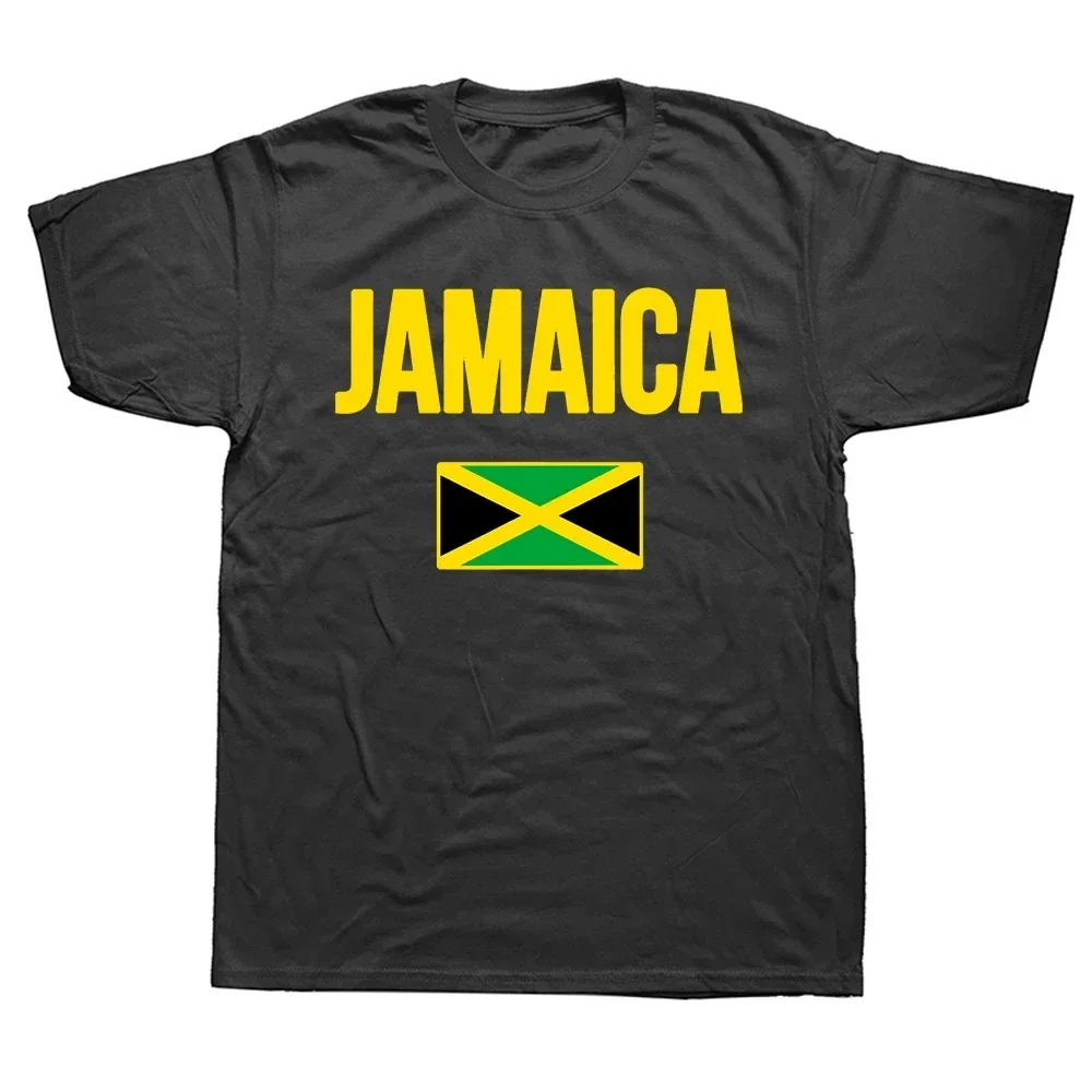 Jamaica RetroVintage Sport Flag GraphicCotton Short Sleeve Birthday Gifts Clothing fashion Round neck lnformal manga streetweat