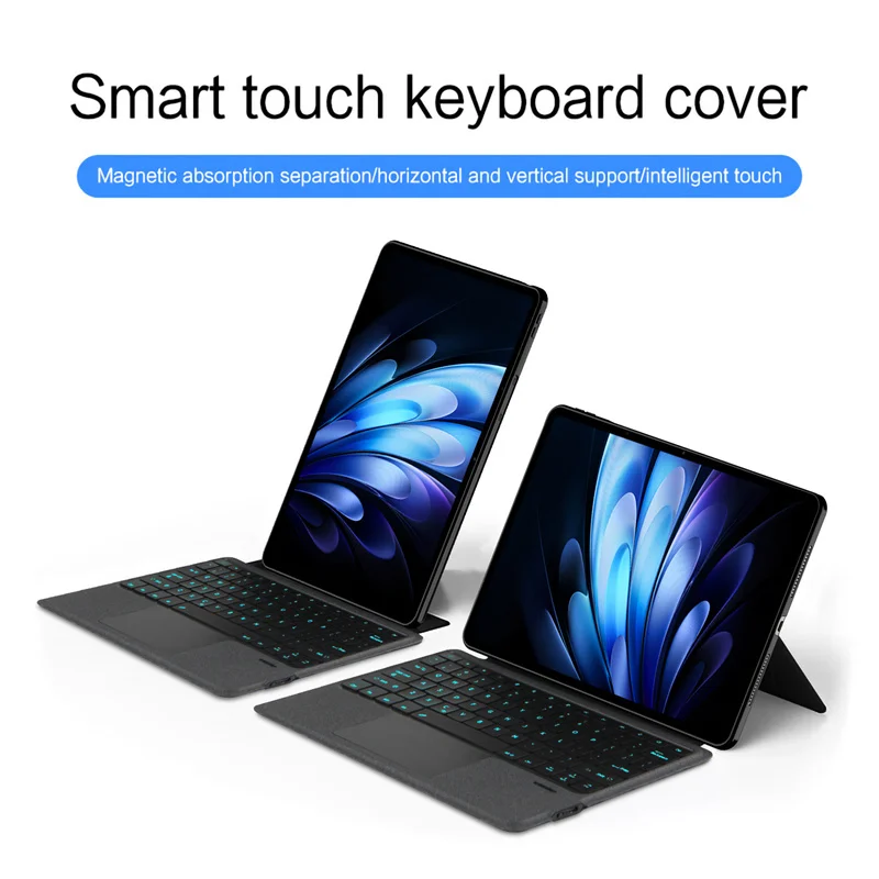 غطاء لوحة المفاتيح للوحة التتبع لهاتف VivoPad 5 Pro 13 بوصة غطاء لوحة المفاتيح المغناطيسي لـ Vivo Pad 5 Pro 13 بوصة 2025 حافظة لوحية Teclado