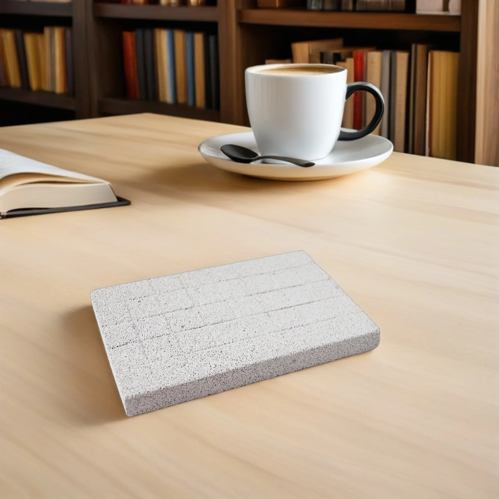 2Pcs Small Pet Nail Filing Board Natural Lava Stone Grinding Pad for Rabbits Guinea Pigs Hamsters Claw Claw Pad