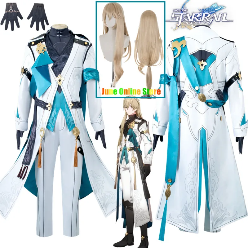 Game Honkai Star Rail Luocha Cosplay Kostuum Poltergeist Rollenspel Mannen Cosplay Uniform Halloween Carnaval Party Pak