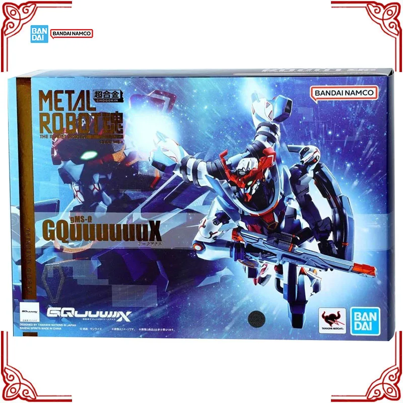 In Voorraad Echt Bandai Gundam Model Kit Metalen Robot Spirits gMS-Ω GQuuuuuuX Anime Action Figure Collection Afgewerkt Model Speelgoed
