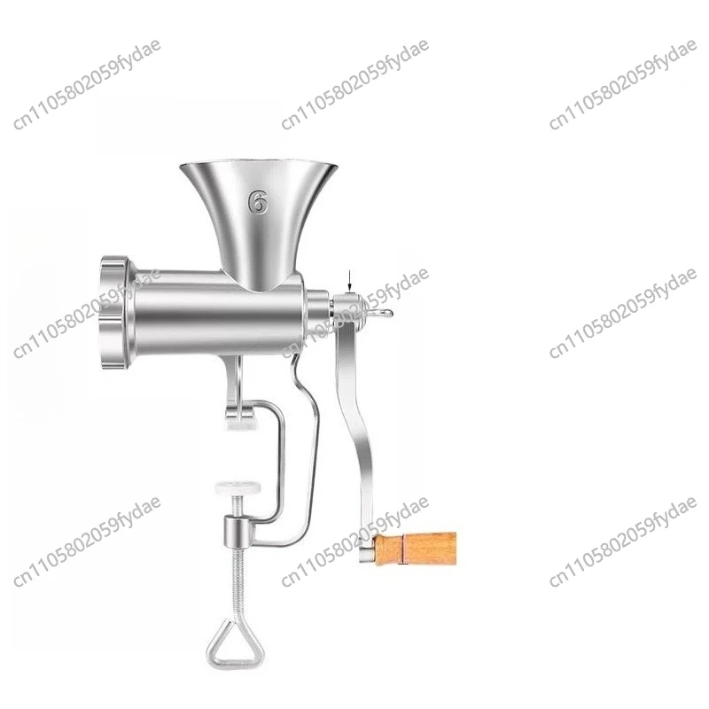 Sausage Stuffer Machine Home Use Stainless Steel Homemade Manual Meat Grinder Hand-Crank