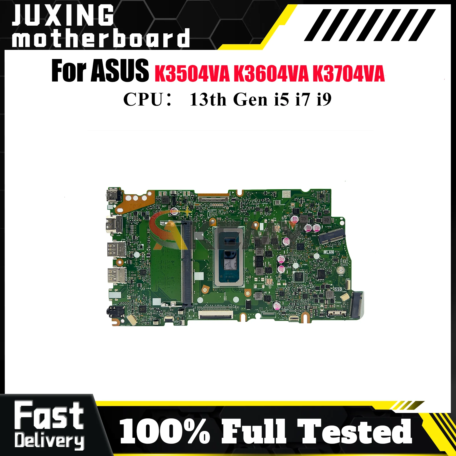 

X1505VA Laptop Motherboard For ASUS VivoBook K3504VA X1505V K3604VA K3704VA K3604ZA X1505VA K3504ZA Mainboard 13th Gen i5 i7 i9