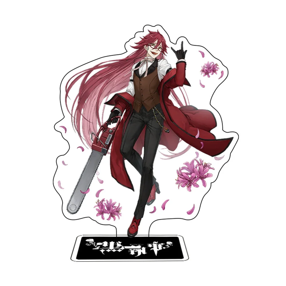 

15CM Charm Anime Black Butler Acrylic Stand Model Cosplay Characters Ornament Accessories Goods Collection Gifts
