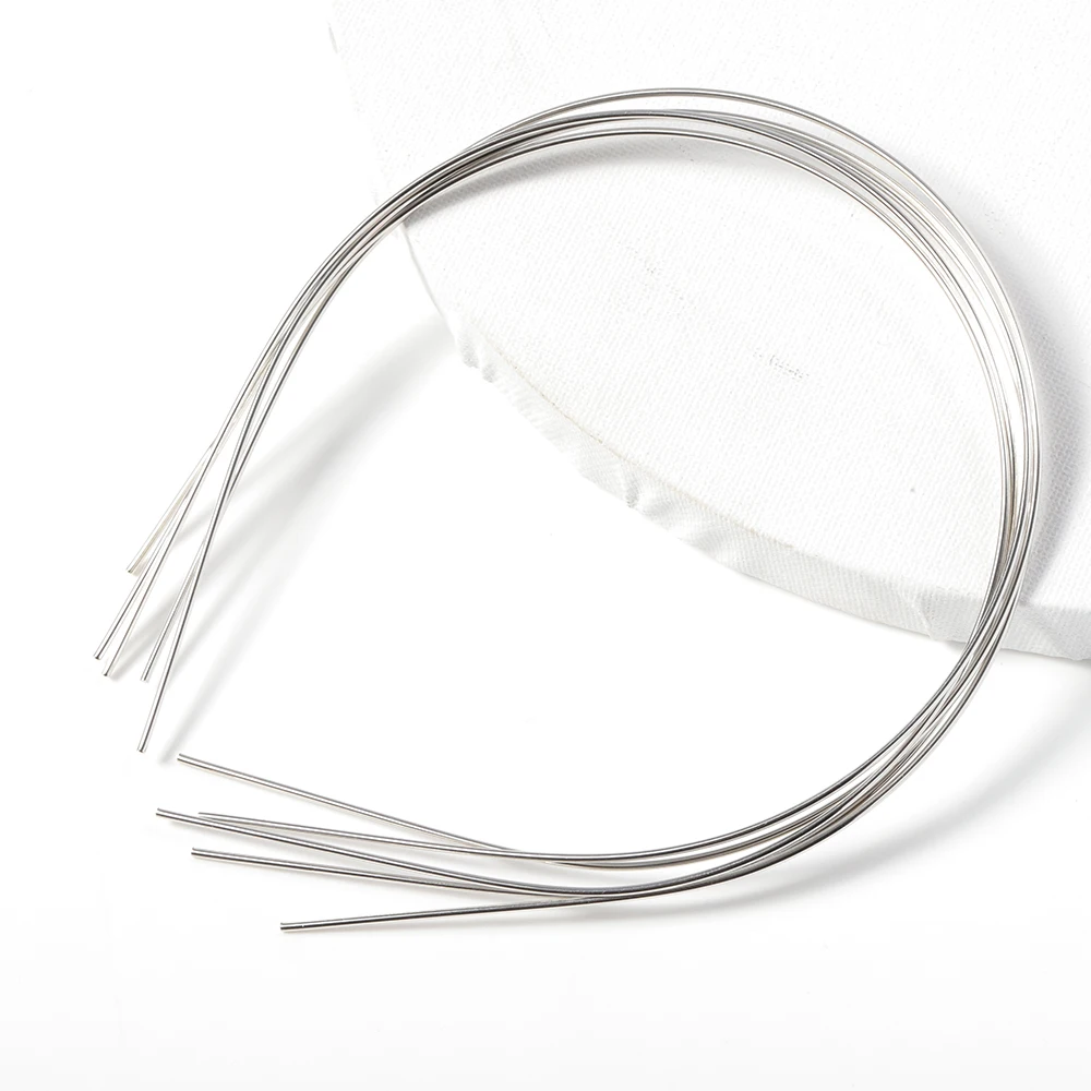 10pcs 1.5mm Metal Headband Base Hairband Wire Rims Hoop for Headwear DIY Bride Wedding Hair Accessories