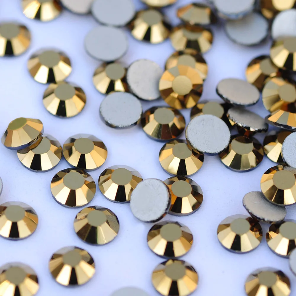 PUBRILEX Effektfarben Nicht-Hotfix Strasssteine Alle Größen Glänzend 2000NOHF Strass für Kleidung, Nagelkunst, Schmuck, Kleiderzubehör – Detail 12