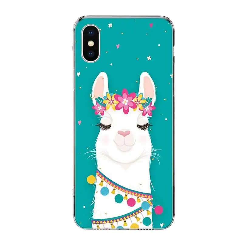 Lama Llama Alpacas Animal Clear Case For iPhone 11 13 14 Pro 15 Pro Max 12 Mini 16 XR X XS Max 7 8 Plus Funda Clear S