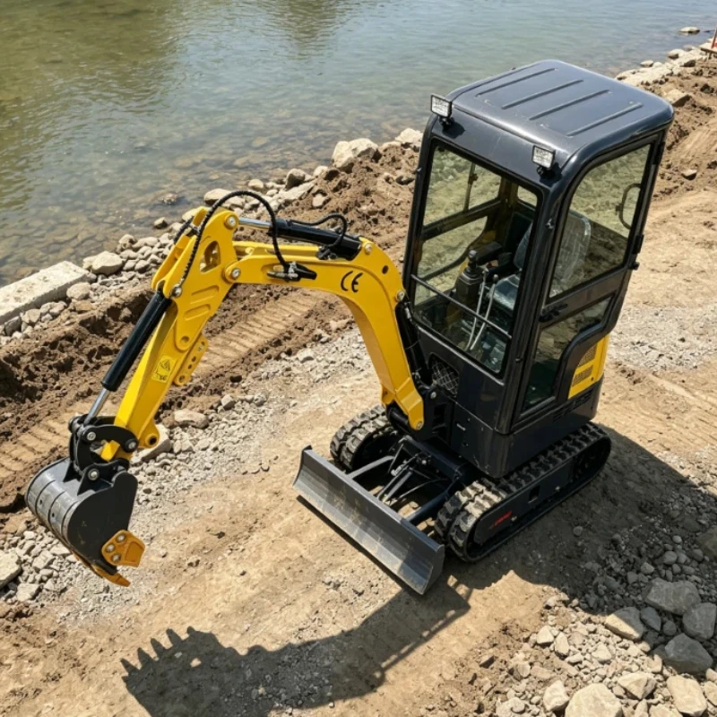 Factory Supply Multi functional Mini Excavator Durable Hydraulic Digger Customized For Agricultural And Small Construction view 3