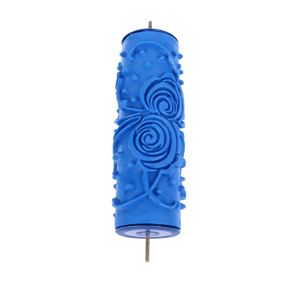 Roller Brush Rubber Pattern Paint Roller Soft Texture Reusable Texture Roller Easy Clean Patterned Roller Wall Decoration