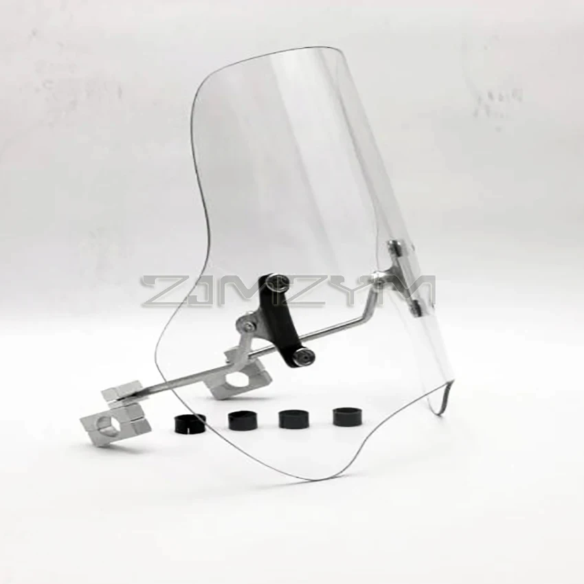 Universal Motorcycle Windshield Windscreen PC Material Modified Windshield Modified Front Windshield Suit For 95% Motorcycle