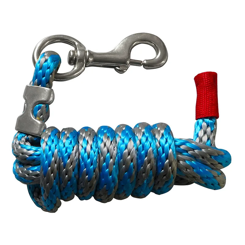 

2M Horse Lead Rope with Snap Allo Hook Horse Leash Rope Cord Heavy-Duty Traction Rope Horse Halter Equestrian