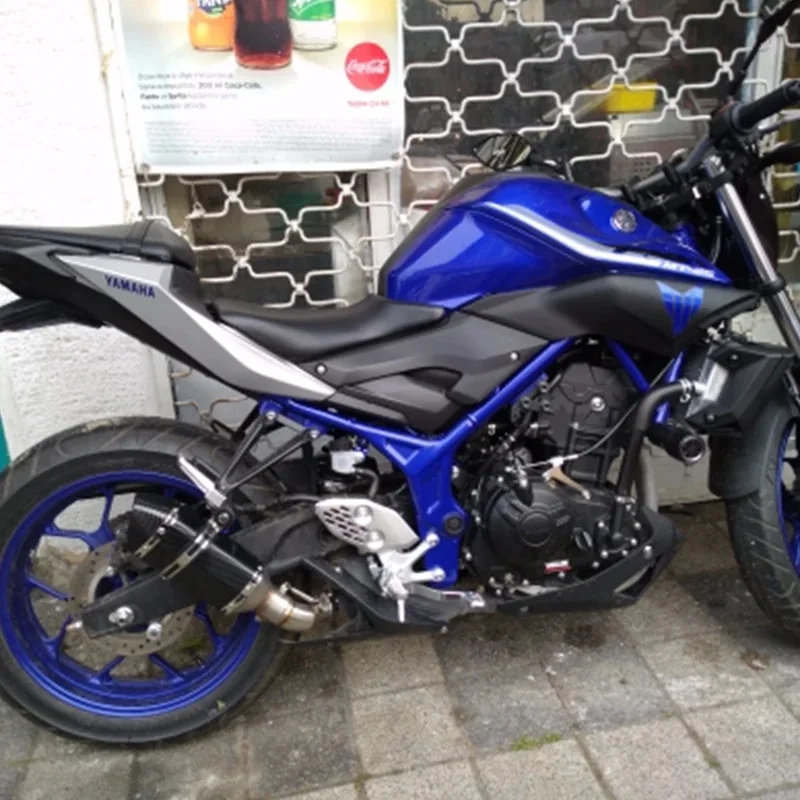 Mid Section Exhaust Pipe, Fit for Yamaha YZF-R3 Motorcycle Modification Exhausts Pipes
