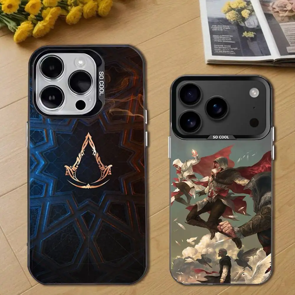 

A-AssassinES Game C-Creed Phone Case For iPhone 17,16,15,14,13,12,11,Pro,Max,Plus,E,Air,Mini Black Tpu Cover
