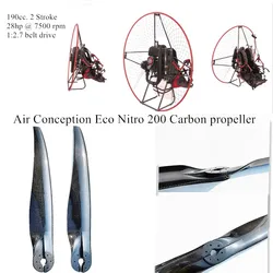 Elica in carbonio Nitro Eco, concezione dell'aria, riduttore da 200 cc, paramotore 1:2.7, alta qualità