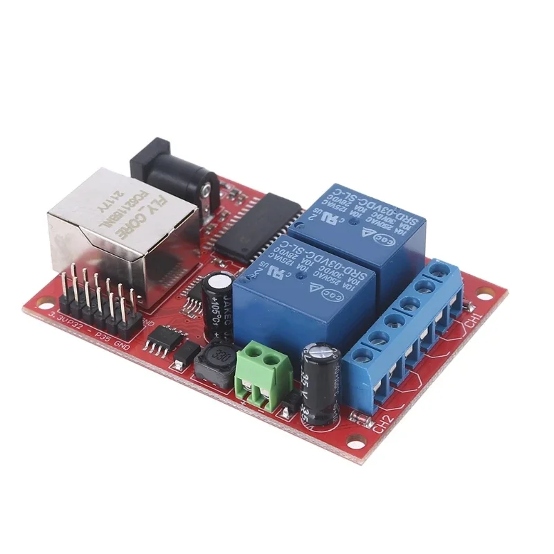 LAN Ethernet 2 Way Board Delay UDP Controller Module WEB Server