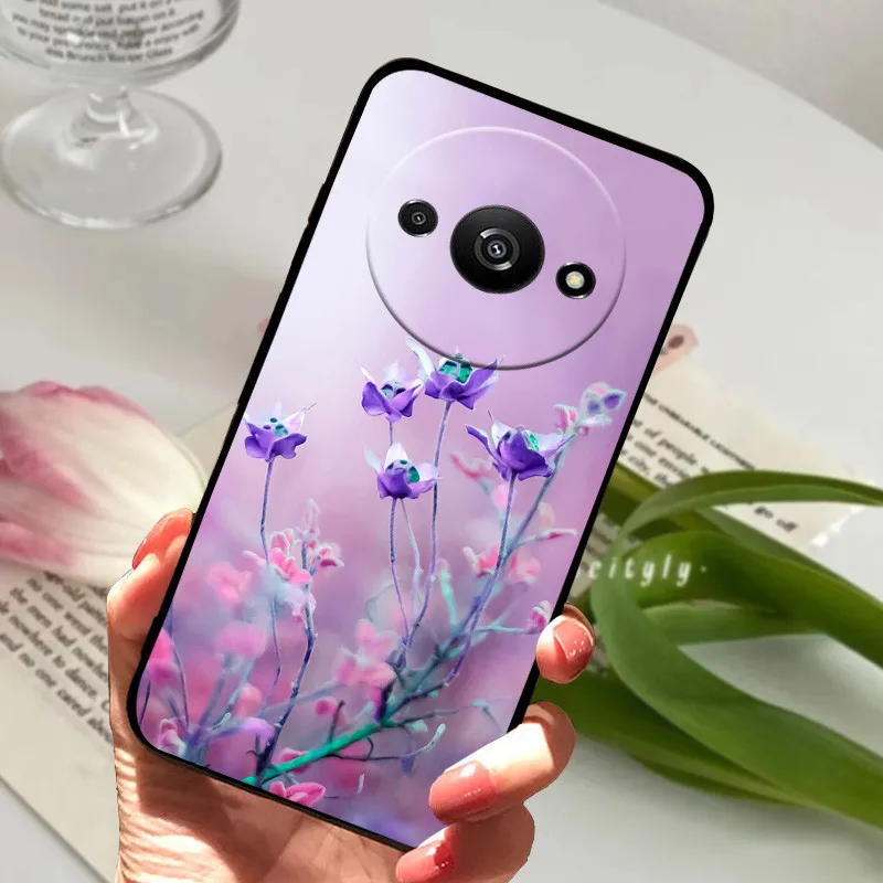 For Redmi A3 Case 23129RN51X Fashion Soft TPU Silicone Phone Protective Cover For Xiaomi Redmi A 3 Pro Fundas A3x Bumper Shells