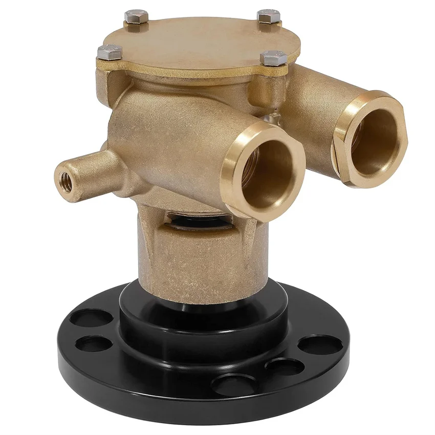 ANX Rohwasserpumpe, Kurbelmontierte V8-Kühlpumpe, Passend für OMC Johnson Sherwood Volvo Penta Jabsco, Ersetzt # 856513 3860703 F6B-9 – Detail 1