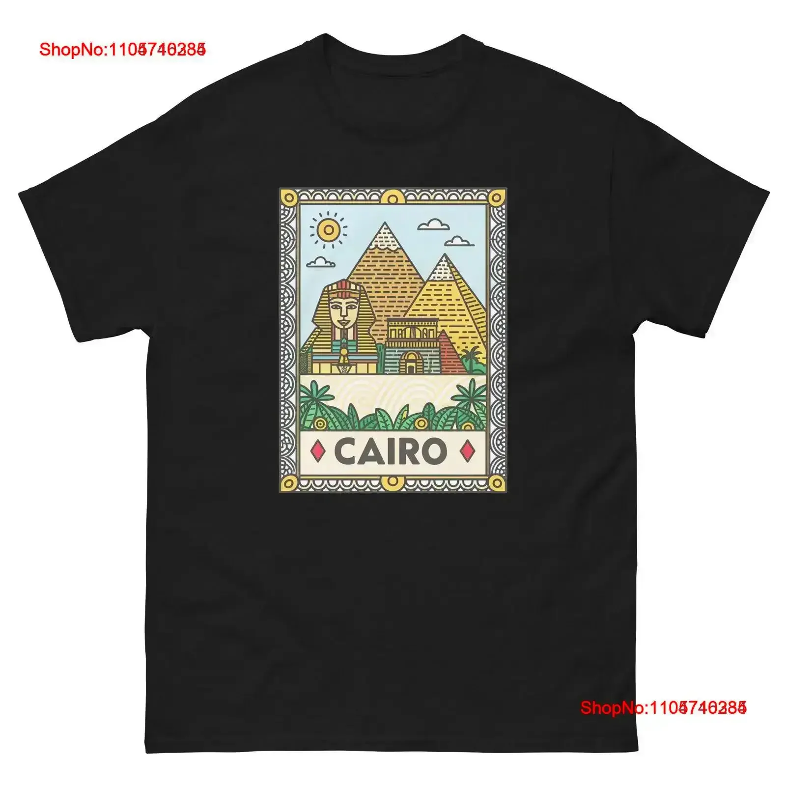 Cairo World Travel Urban Area City T Shirt vintage Washed Comfortable Stretched designer clothes Slightly streetwear fashion