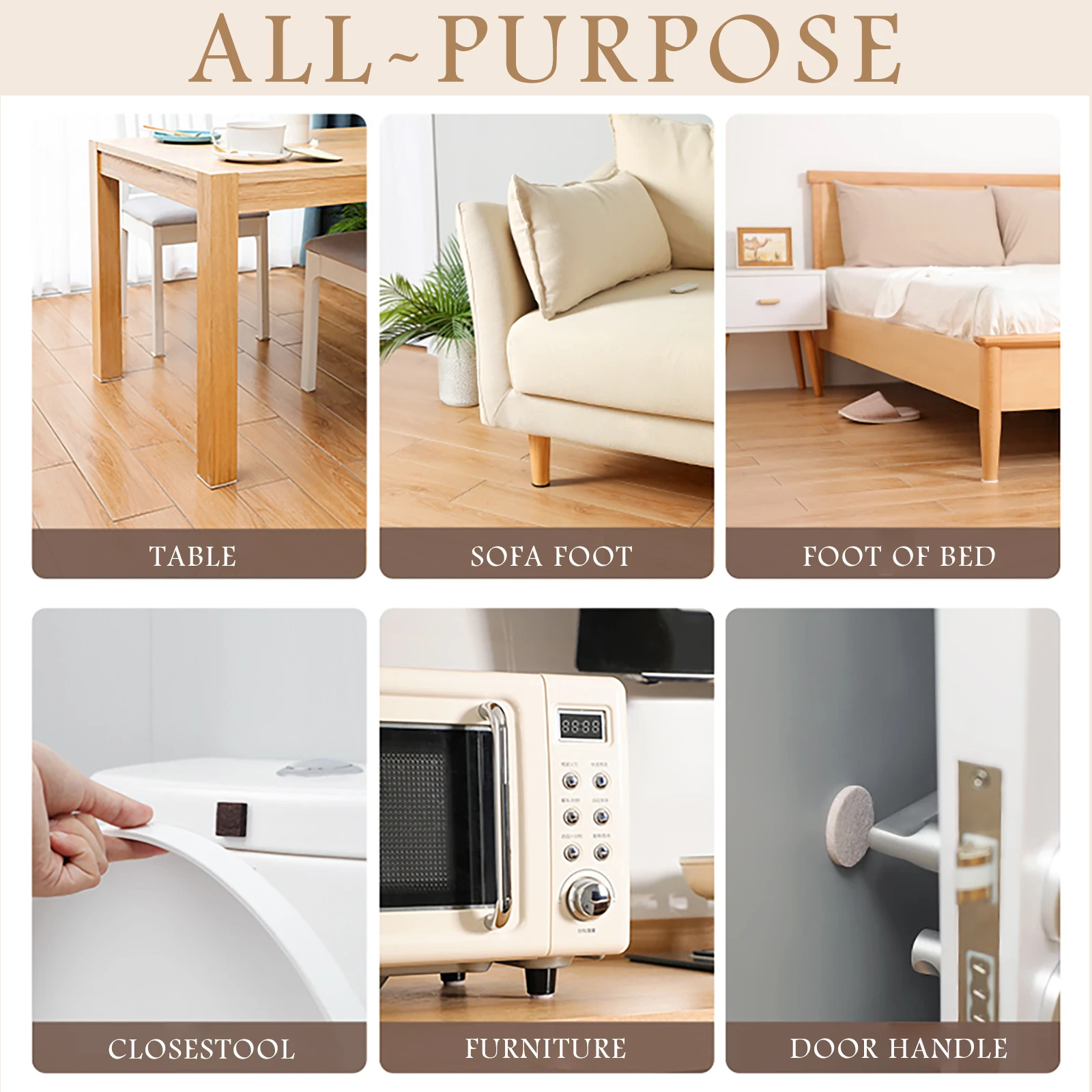 

1Set Antiskid Furniture Leg Covers Durable Table Feet Protectors Floor Protector Reduce Vibration Noise for Hard Floors Parquet