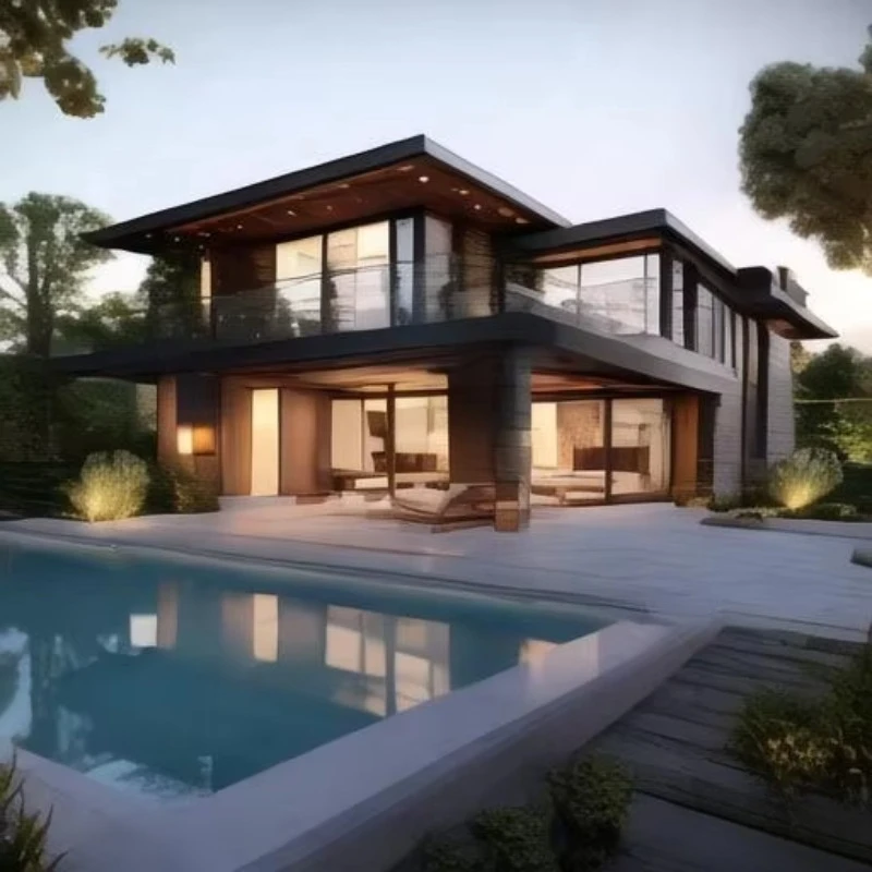 

Prefabricated Villa Residential Portable Residential Light Steel Villa