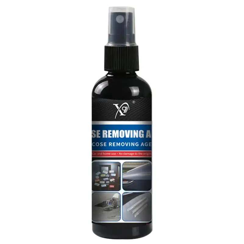 Removedor de adesivo de vidro spray de remoção de emblema de carro spray publicidade adesivo removedor de cola removedor de etiqueta de carro para piso de vidro de metal