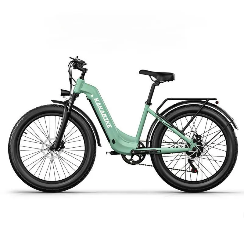 new 26-Inch Fat-Tire Smart Lithium-Ion Electric Assist Mountain Bike (For Adults Commuting & Off-Road · Shock Absorption)