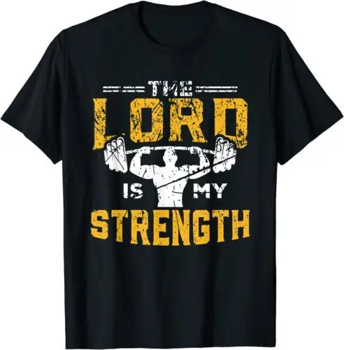 Jesus Workout The Lord is my Strength Christian Gym T-Shirt