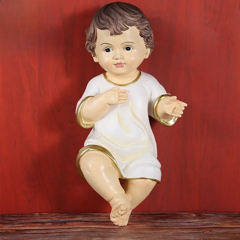 Cross-border supplier 39.5CM high classical Christmas doll ornament Christmas gift gift decorative resin handicraft