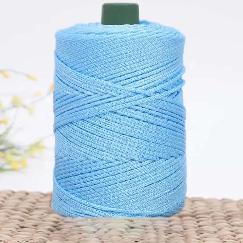 Zomer Gehaakt Garen Ijs Touw 3mm Draad Voor Hand Breien Tas Zonnehoeden Schoenen Geweven DIY Haak Kussen Zijde Medium Dik Ongeveer 200m