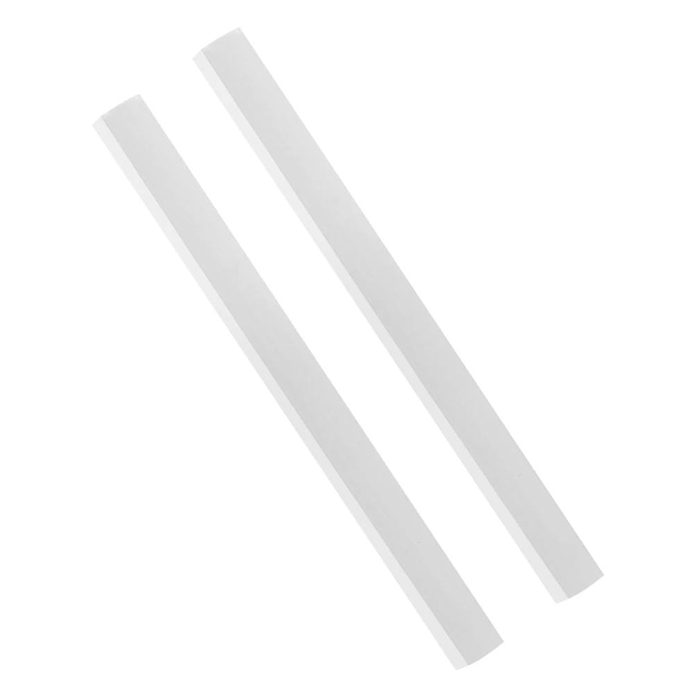 

2 Pcs Dustpan Accessories Accessory Pans Lip Garbage Lips Edge Rubber Refills Finishing