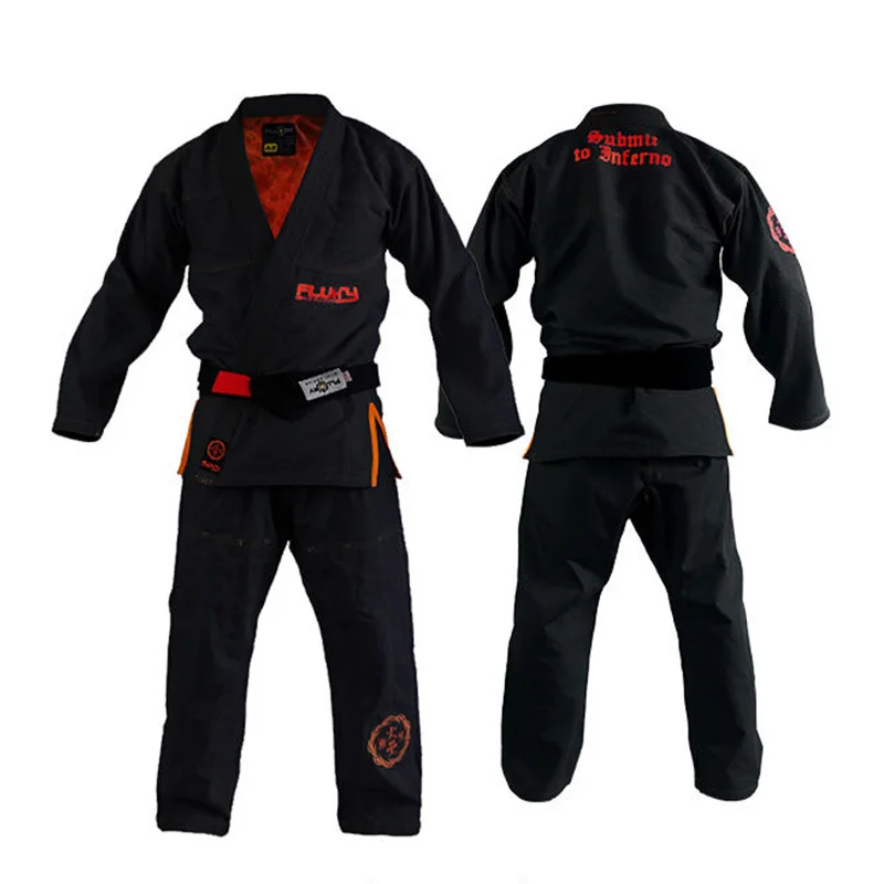 Kimono de BJJ Gis with Embedded Rashguard Brazilian JiuJitsu Uniforms TKD Taekwondo Suit Costume For Training and Matches