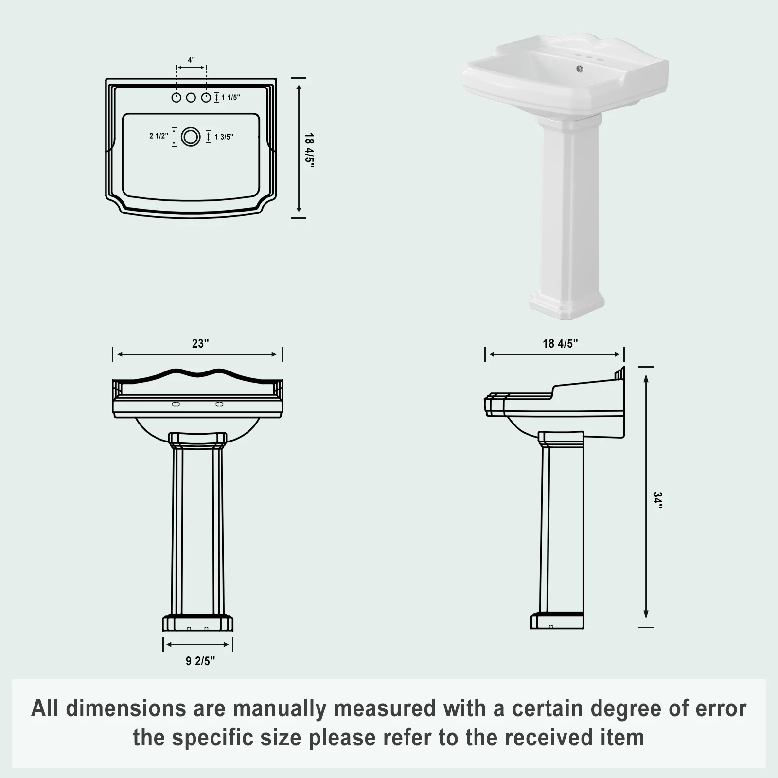 Bathroom Pedestal Sinks Pedestal Sink 23