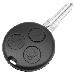 dahai Car Key For Benz MB Mercedes Smart Fortwo 450 Forfour Roadster City Coupe Case 3 Buttons No Blade Remote Key Shell Fob